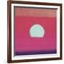 Sunset, 1972 (fuchsia)-Andy Warhol-Framed Art Print