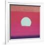 Sunset, 1972 (fuchsia)-Andy Warhol-Framed Art Print