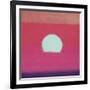 Sunset, 1972 (fuchsia)-Andy Warhol-Framed Art Print