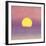 Sunset, 1972 (lavender)-Andy Warhol-Framed Art Print