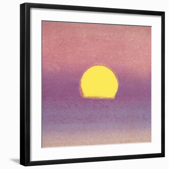 Sunset, 1972 (lavender)-Andy Warhol-Framed Art Print