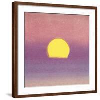 Sunset, 1972 (lavender)-Andy Warhol-Framed Art Print