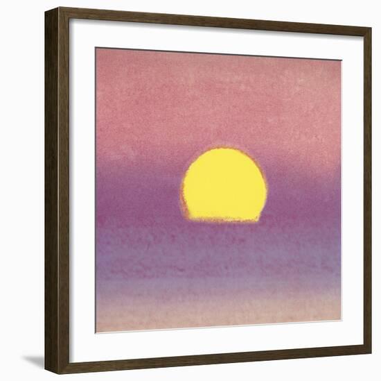 Sunset, 1972 (lavender)-Andy Warhol-Framed Art Print