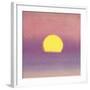 Sunset, 1972 (lavender)-Andy Warhol-Framed Art Print