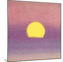 Sunset, 1972 (lavender)-Andy Warhol-Mounted Art Print