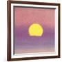 Sunset, 1972 (lavender)-Andy Warhol-Framed Art Print