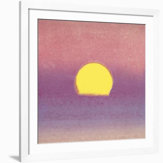 Sunset, 1972 (lavender)-Andy Warhol-Framed Art Print