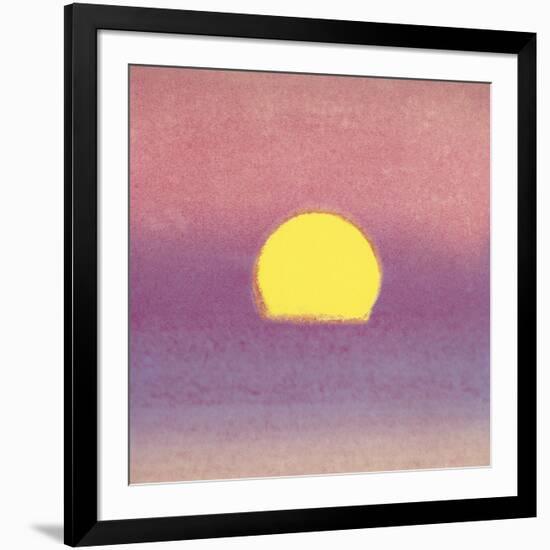 Sunset, 1972 (lavender)-Andy Warhol-Framed Art Print