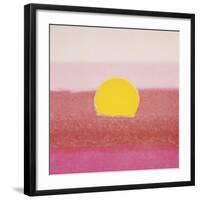 Sunset, 1972 (pink)-Andy Warhol-Framed Art Print