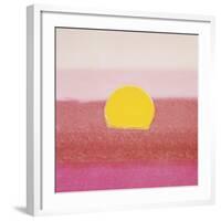 Sunset, 1972 (pink)-Andy Warhol-Framed Art Print