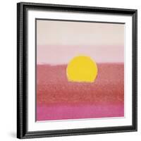 Sunset, 1972 (pink)-Andy Warhol-Framed Art Print