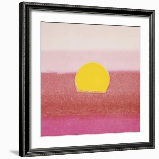 Sunset, 1972 (pink)-Andy Warhol-Framed Art Print