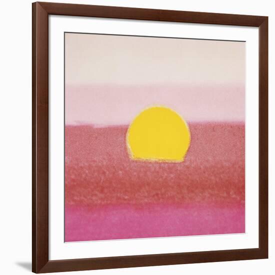 Sunset, 1972 (pink)-Andy Warhol-Framed Art Print