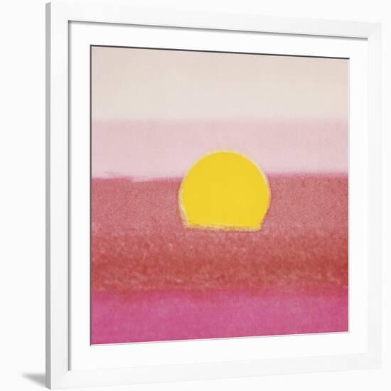 Sunset, 1972 (pink)-Andy Warhol-Framed Art Print