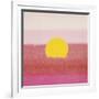 Sunset, 1972 (pink)-Andy Warhol-Framed Art Print