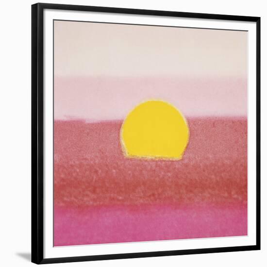 Sunset, 1972 (pink)-Andy Warhol-Framed Art Print