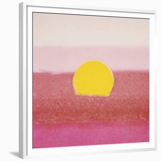 Sunset, 1972 (pink)-Andy Warhol-Framed Art Print