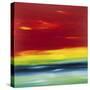 Sunset 1-Hilary Winfield-Stretched Canvas