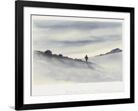 Sunset, 7Pm, March 30.11, Hut Point, Ski Slope, 1911-Edward Adrian Wilson-Framed Giclee Print