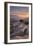 Sunset Above Half Dome-Adam Burton-Framed Photographic Print