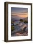 Sunset Above Half Dome-Adam Burton-Framed Photographic Print