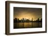 Sunset Above Manhattan, New York, Usa-Benjamin Engler-Framed Photographic Print