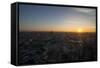 Sunset Above Munich, Germany-Benjamin Engler-Framed Stretched Canvas