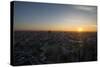 Sunset Above Munich, Germany-Benjamin Engler-Stretched Canvas