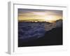 Sunset Above the Clouds, Kilimanjaro-Michael Brown-Framed Premium Photographic Print