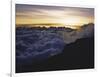 Sunset Above the Clouds, Kilimanjaro-Michael Brown-Framed Premium Photographic Print