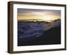 Sunset Above the Clouds, Kilimanjaro-Michael Brown-Framed Photographic Print