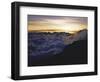 Sunset Above the Clouds, Kilimanjaro-Michael Brown-Framed Photographic Print