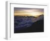 Sunset Above the Clouds, Kilimanjaro-Michael Brown-Framed Photographic Print