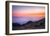 Sunset Above the Fog Line, Mount Tampalais-Vincent James-Framed Photographic Print