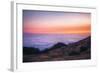 Sunset Above the Fog Line, Mount Tampalais-Vincent James-Framed Photographic Print