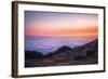 Sunset Above the Fog Line, Mount Tampalais-Vincent James-Framed Photographic Print