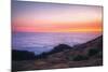 Sunset Above the Fog Line, Mount Tampalais-Vincent James-Mounted Photographic Print