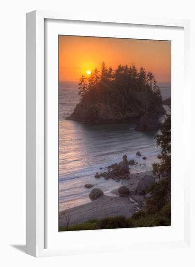 Sunset Above Trinidad State Beach California Coast-Vincent James-Framed Photographic Print