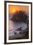 Sunset Above Trinidad State Beach California Coast-Vincent James-Framed Photographic Print