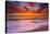 Sunset Abstract from Tamarack Beach in Carlsbad, Ca-Andrew Shoemaker-Stretched Canvas