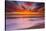 Sunset Abstract from Tamarack Beach in Carlsbad, Ca-Andrew Shoemaker-Stretched Canvas