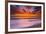 Sunset Abstract from Tamarack Beach in Carlsbad, Ca-Andrew Shoemaker-Framed Photographic Print