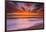 Sunset Abstract from Tamarack Beach in Carlsbad, Ca-Andrew Shoemaker-Framed Photographic Print