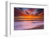 Sunset Abstract from Tamarack Beach in Carlsbad, Ca-Andrew Shoemaker-Framed Photographic Print