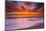 Sunset Abstract from Tamarack Beach in Carlsbad, Ca-Andrew Shoemaker-Mounted Photographic Print