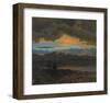 Sunset Across the Hudson Valley, New York-Frederic Edwin Church-Framed Premium Giclee Print