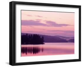 Sunset, Adirondack Lake, NY-Rudi Von Briel-Framed Premium Photographic Print