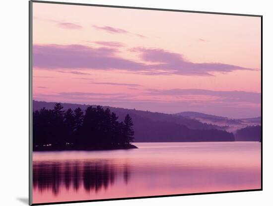 Sunset, Adirondack Lake, NY-Rudi Von Briel-Mounted Premium Photographic Print