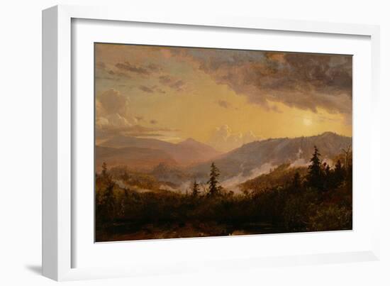 Sunset after a Storm in the Catskill Mountains, c.1860-Jasper Francis Cropsey-Framed Giclee Print