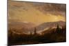 Sunset after a Storm in the Catskill Mountains, c.1860-Jasper Francis Cropsey-Mounted Giclee Print